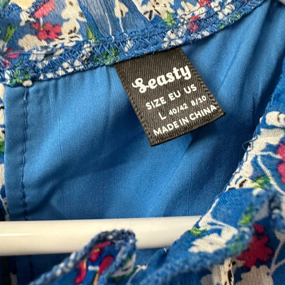 Floral Ruffle Smocked Dress - Picture 4 of 4
